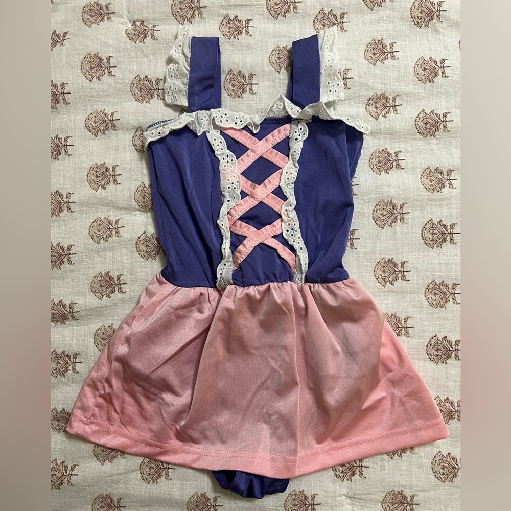 Rapunzel Swim Suit used as Princess Costume for Princess Day at Dance